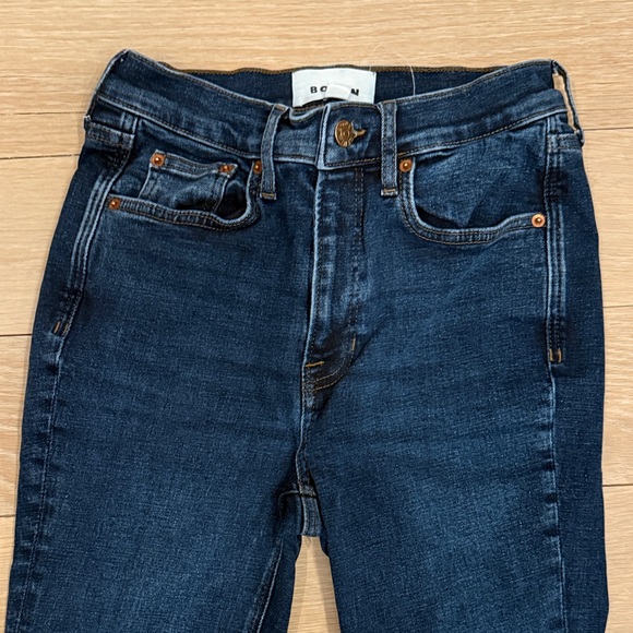 Boden Women's High Rise Column Leg Jeans, Dark Vintage | Size 28 - Picture 7 of 7